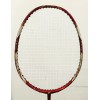 30% OFF Apacs Feather Weight X II Red Gold Badminton Racket (8U) Worlds Lightest Badminton Racket Strung with White Abroz DG67 Power String @ 24 lbs Slight Paint Defect (Refer Pictures)