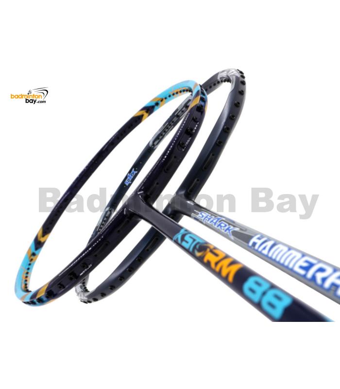 2 Pieces Deal: Abroz XStorm 88 + Abroz Shark Hammerhead Badminton Racket