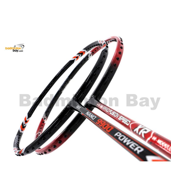 2 Pieces Deal: Apacs Nano Fusion Speed XR (6U) + Abroz Nano 9900 Power (6U) Badminton Racket