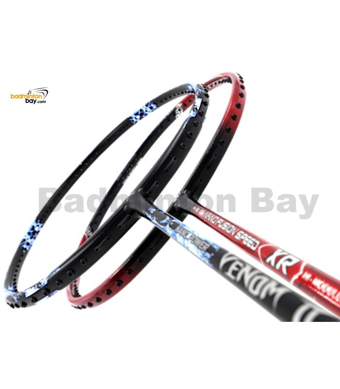 2 Pieces Deal: Apacs Nano Fusion Speed XR (6U) + Abroz Nano Power Venom II (6U) Badminton Racket