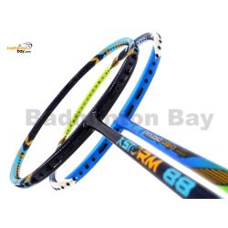 2 Pieces Deal: Abroz XStorm 88 Badminton Racket (6U) + Apacs Virtuoso Light Blue Green (6U) Badminton Racket