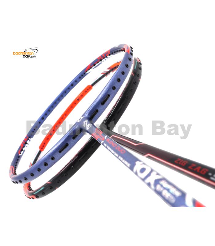 2 Pieces Deal: Apacs Blend Duo 10X (6U) + Apacs Zig Zag Speed III Orange (4U) Badminton Racket