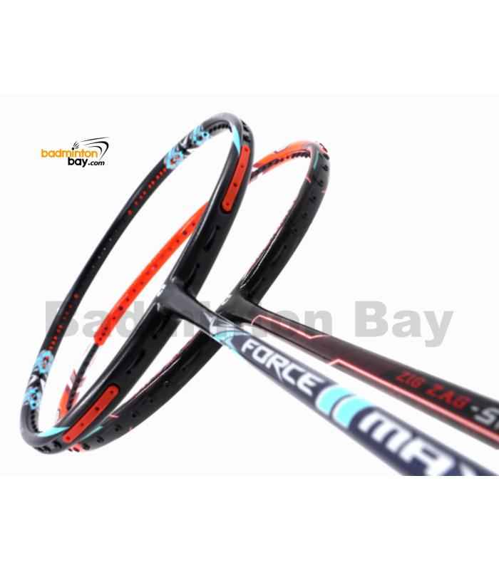 2 Pieces Deal: Apacs Force II Max Dark Grey + Apacs Zig Zag Speed III Prime Badminton Racket