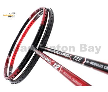 2 Pieces Deal: Apacs Nano Fusion Speed XR Black Red + Apacs Nano Fusion Speed 722 Red Badminton Racket