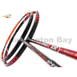2 Pieces Deal: Apacs Nano Fusion Speed XR Black Red + Apacs Zig Zag Speed III Prime Badminton Racket