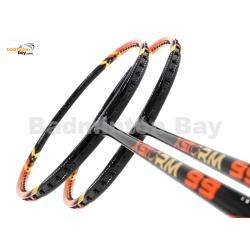 2 Pieces Deal: Abroz XStorm 99 Orange Badminton Racket (6U)