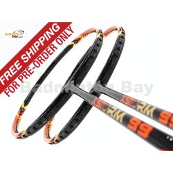 Pre-order Free Shipping : 2 Pieces Deal: Abroz XStorm 99 Orange Badminton Racket (6U)