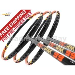 Pre-order Free Shipping : 3 Pieces Deal: Abroz XStorm 99 Orange Badminton Racket (6U)