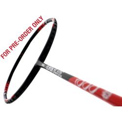 Pre-order available:  Abroz Demon Blade 1000 Black Red Badminton Racket (5U)