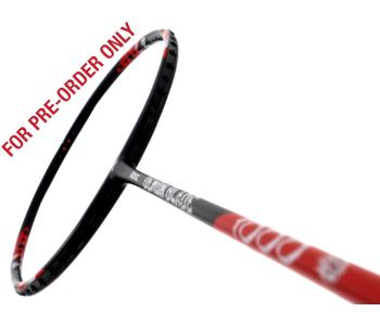 Pre-order available:  Abroz Demon Blade 1000 Black Red Badminton Racket (5U)