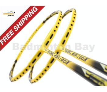 Limited Time Free Shipping : 2 Pieces Deal: Abroz Exonic Nextgen Yellow Black Badminton Racket (5U)