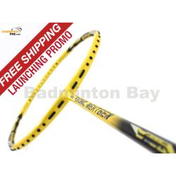 Arrived~Limited Time Free Shipping : Abroz Exonic Nextgen Yellow Black Badminton Racket (5U)