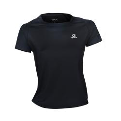 Apacs Ladies Dri-Fast RN368 Black Sports Quick Dry T-Shirt Jersey