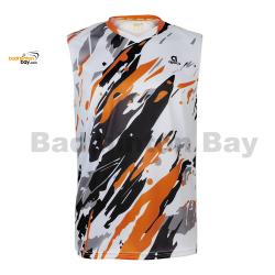 Apacs Dri-Fast SL1333 Sleeveless White Sports Quick Dry T-Shirt Jersey