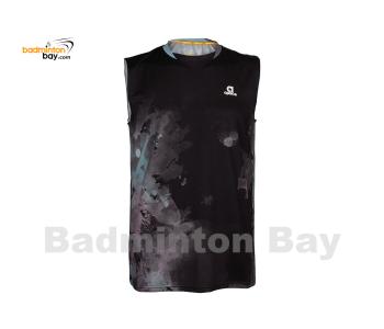 Apacs Dri-Fast SL22223 Sleeveless Black Sports Quick Dry T-Shirt Jersey