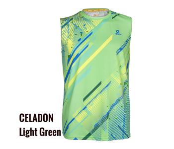 Apacs Dri-Fast SL22227 Sleeveless Celadon Light Green Sports Quick Dry T-Shirt Jersey