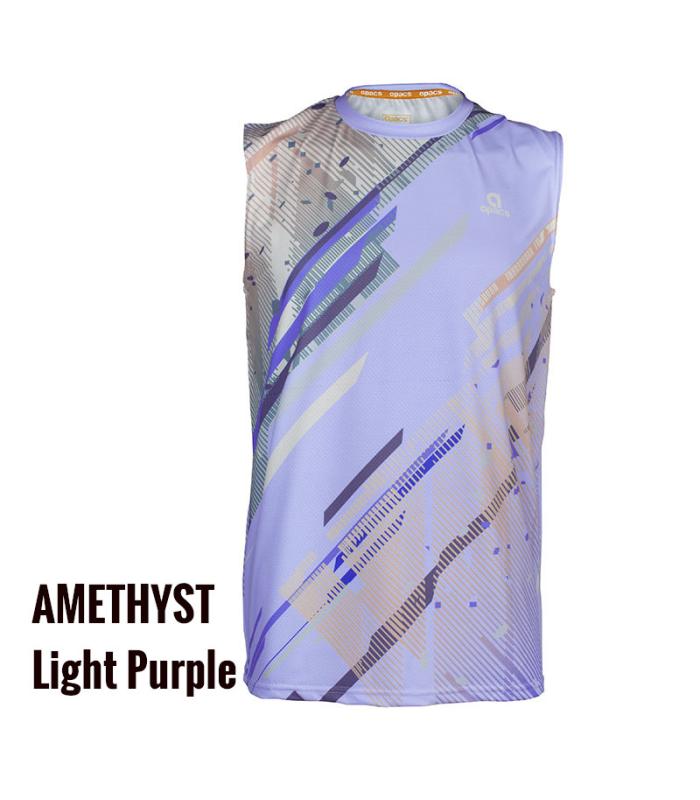 Apacs Dri-Fast SL22227 Sleeveless Amethyst Light Purple Sports Quick Dry T-Shirt Jersey