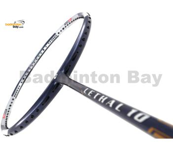 Apacs Lethal 10 Navy Silver Badminton Racket (4U)