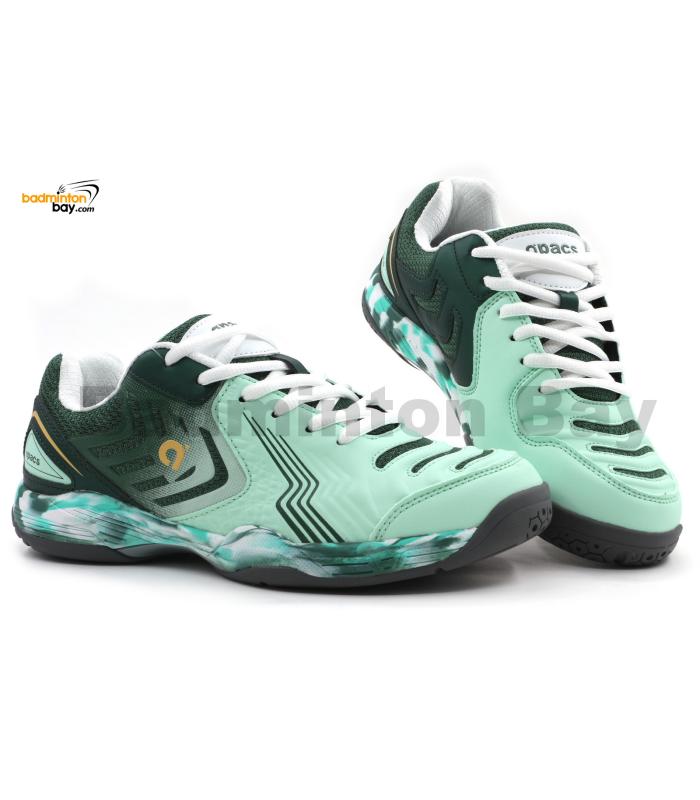 Apacs Aggressive 515 shoe Green Grey Shoe White With Improved Cushioning and Outsole