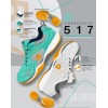 Apacs Aggressive 517 Shoes Turquoise Grey Indoor Badminton Court Shoes With Improved Cushioning and Outsole