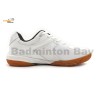 Apacs Aggressive 517 Shoes White Grey Indoor Badminton Court Shoes With Improved Cushioning and Outsole