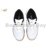 Apacs Aggressive 517 Shoes White Grey Indoor Badminton Court Shoes With Improved Cushioning and Outsole