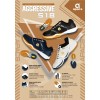 Apacs Aggressive 518 Shoes Black Indoor Badminton Court Shoes With Improved Cushioning and Outsole