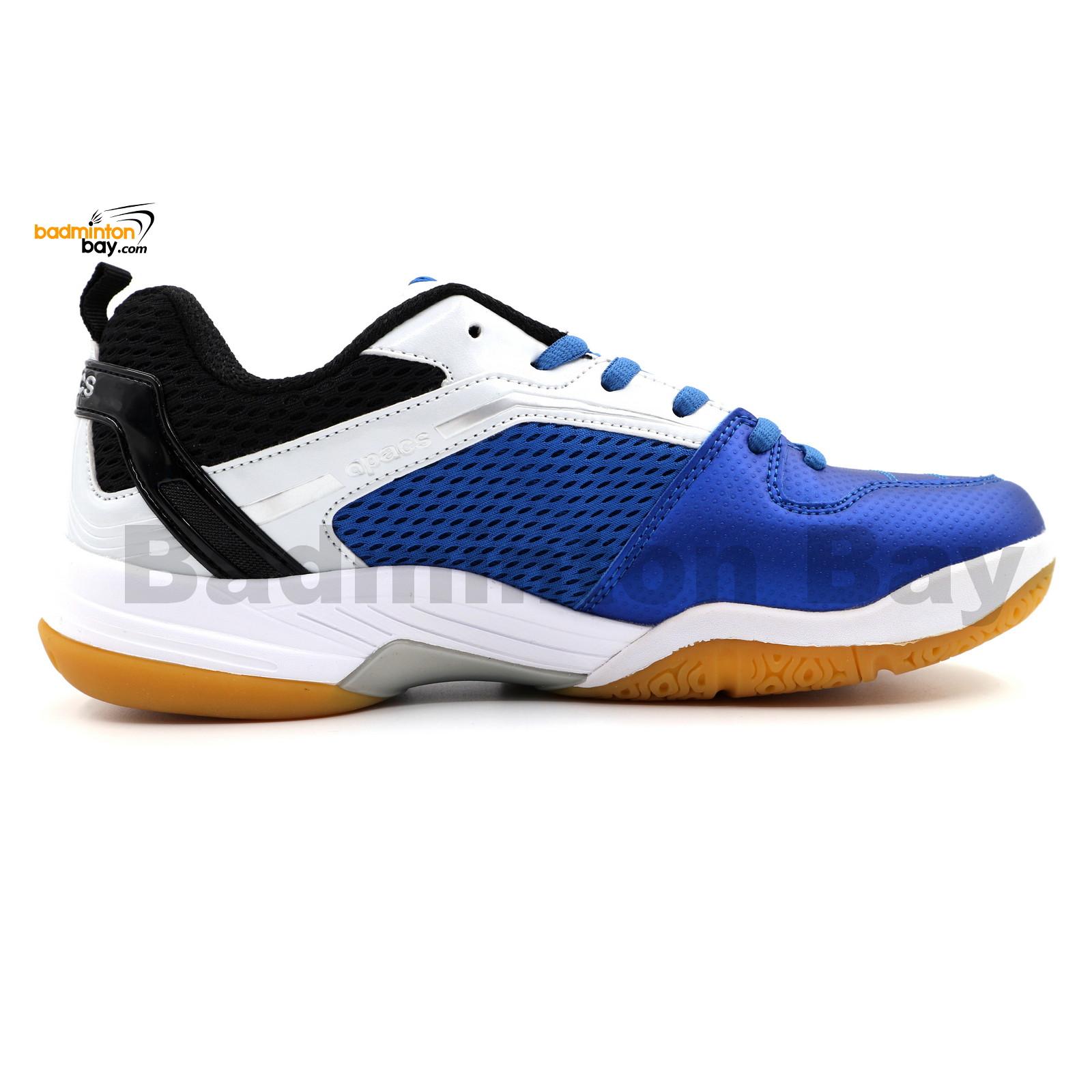 Apacs Cushion Power 082 Blue White Badminton Shoes With Improved ...