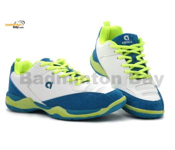 Apacs Cloud Stride CS260 Lapis Lazuli Lime Shoe White With Improved Cushioning and Outsole