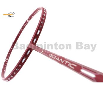 Flex Power Gigantic Y-Shaped Throat Pink Blush Compact Frame Korea Design Badminton Racket (4U) 