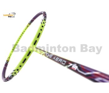 Flex Power The Aero 78 Neon Green Purple Badminton Racket 6U