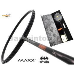 Maxx Batman85 Batman 85th Anniversary Limited Edition Badminton Racket 4U-G6 With Boutique Box