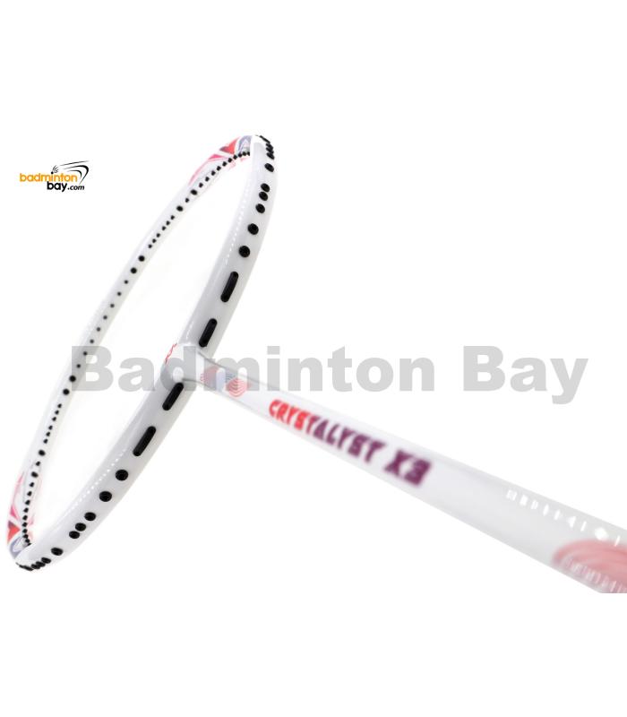 Maxx Crystalyst X3 White Badminton Racket 4U-G6