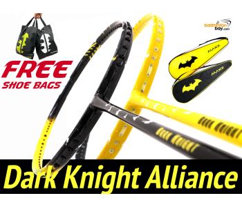 Dark Knight Alliance: 2 pieces Maxx Dark Knight Batman 85th Anniversary Limited Edition Compact Frame Badminton Racket 4U-G6