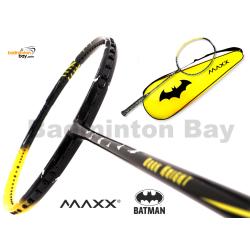Maxx Dark Knight Black Batman 85th Anniversary Limited Edition Compact Frame Badminton Racket 4U-G6