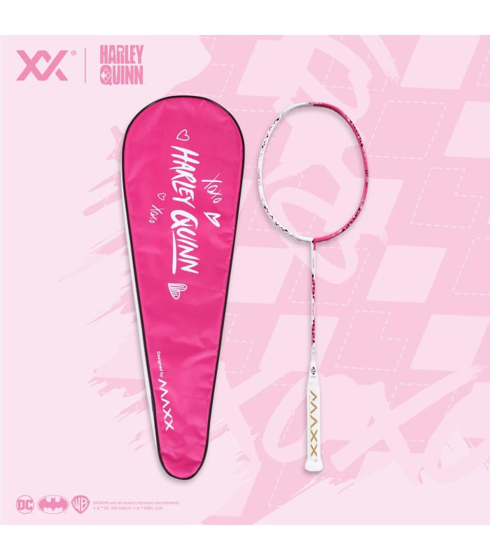 Maxx Harley Quinn White Pink Joker Limited Edition Badminton Racket 6U-G6