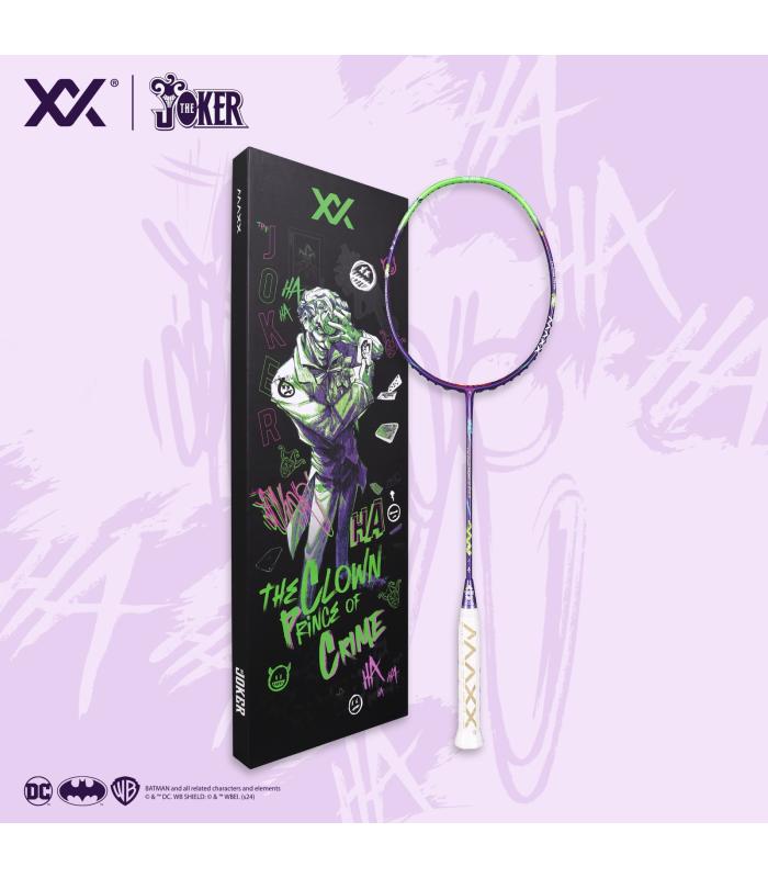 Maxx The Clown Prince of Crime Purple Neon Green Joker Limited Series Badminton Racket 4U-G6 With Boutique Box