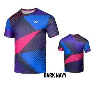 Yonex - Runaway1 TRM2893 Dark Navy Pink Round Neck T-Shirt Quick Dry Sports Jersey Dry Fast