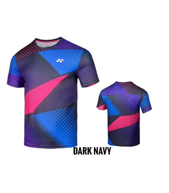 Yonex - Runaway1 TRM2893 Dark Navy Pink Round Neck T-Shirt Quick Dry Sports Jersey Dry Fast