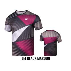 Yonex - Runaway1 TRM2893 Jet Black Maroon Round Neck T-Shirt Quick Dry Sports Jersey Dry Fast