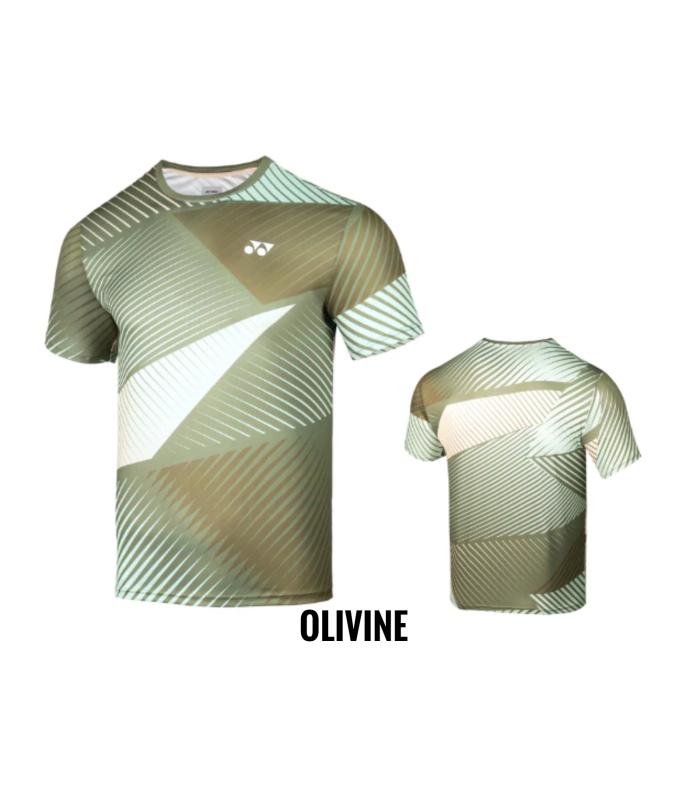 Yonex - Runaway1 TRM2893 Olivine Green Round Neck T-Shirt Quick Dry Sports Jersey Dry Fast