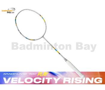 Yonex Nanoflare 700 Play Silver Skyblue 2NF700PL (Made In China) Badminton Racket (4U-G5)