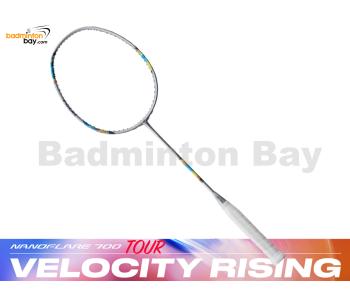 Yonex Nanoflare 700 Tour Silver Skyblue 2NF-700T (Made In Taiwan) Badminton Racket (4U-G5)