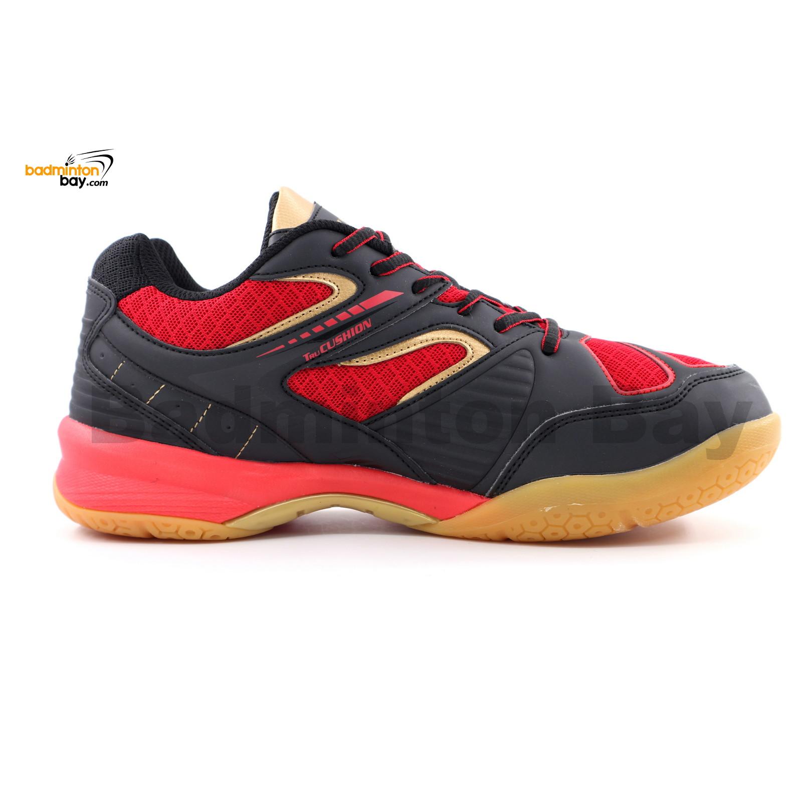 Yonex Tour Force Black Red Gold Badminton Shoes In-Court With Tru ...