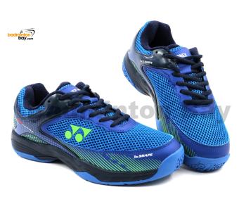 Yonex HY Ultra Hyper Blue Lime Badminton Shoes In-Court With Tru Cushion Technology